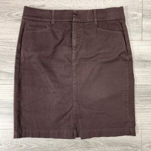 JM Collection brown skirt